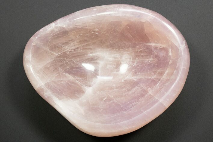 Polished Rose Quartz Bowl #318458